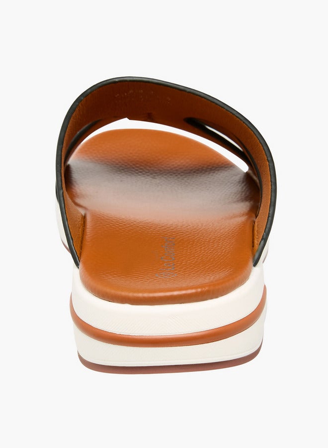 Le Confort صنادل رجال بتصميم حزام متقاطع مريحة - Image 5