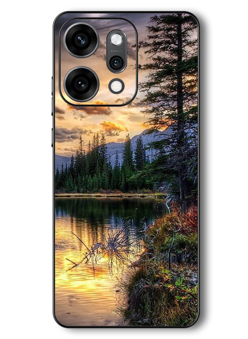 Theodor Case Compatible with Oppo Reno 14 Pro 6.83 Inch Protection Shockproof Bumper Cover Nature - Image 1