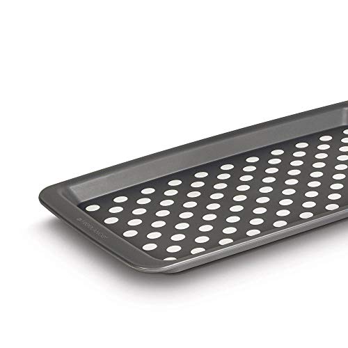 Freelance Anti Slip Serving Tray - 33 x 15 cm - Grey - Non-Slip Rubber Surface, Break-Resistant - Versatile Anti Skid PP Plastic Kitchen & Dining/Coffee Table Trays for Breakfast/Food/Tea - Image 2
