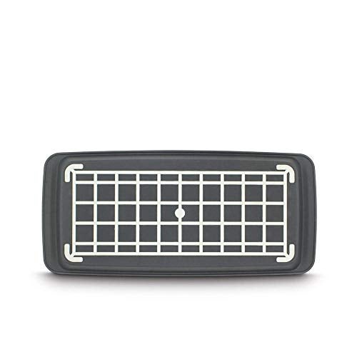 Freelance Anti Slip Serving Tray - 33 x 15 cm - Grey - Non-Slip Rubber Surface, Break-Resistant - Versatile Anti Skid PP Plastic Kitchen & Dining/Coffee Table Trays for Breakfast/Food/Tea - Image 3