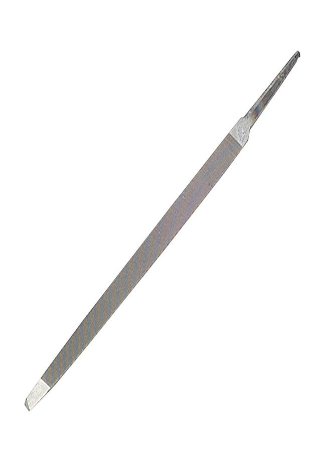 Nicholson Triangular Slim Taper Hand File, Single Cut, American Pattern, 6" Length
