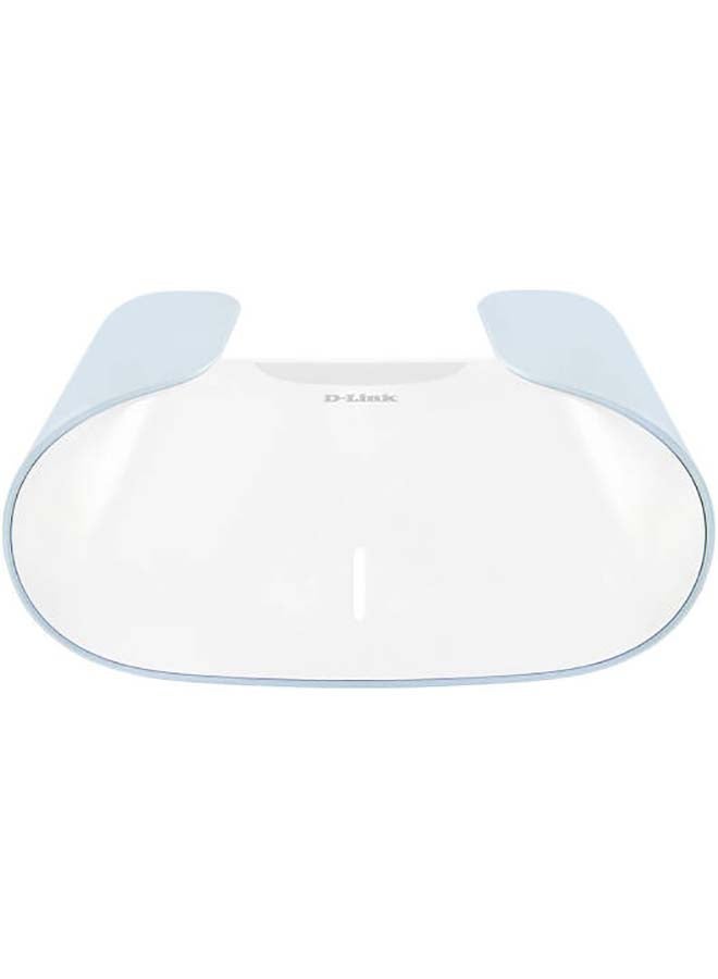 D-Link M30 AX3000 Wi-Fi 6 Smart Mesh Router, Dual-Band 2.4GHz (1200Mbps) & 5GHz (1800Mbps) Data Rate, 5x Internal Dual Band Antennas, Anti-spoofing Checking, White/Blue | M30 White/Blue - Image 1