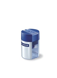 Steadtler One Hole Tub Sharpener Blue/Silver  - Image 2
