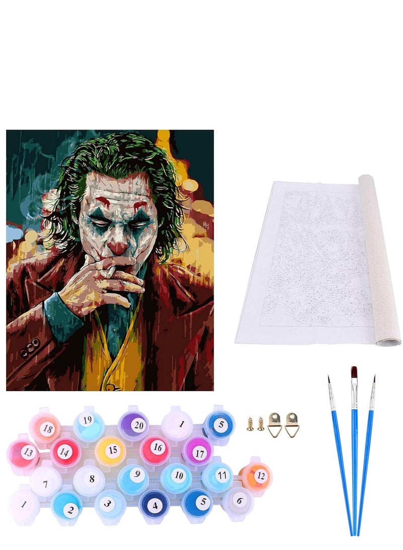 Excefore Paint by Numbers Kids Adults Children Beginner, DIY Painting by Number on Canvas Oil Painting Colour with Brushes and Acrylic Pigment 40 x 50cm Paintings Kits for Home Decorations Gifts - Image 4