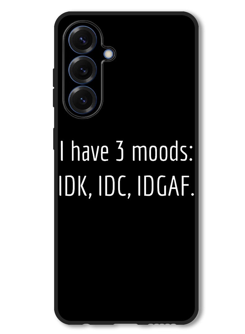 Theodor Case Compatible with Samsung Galaxy A56 Protection Shockproof Bumper Cover i have 3 Moods - Image 1