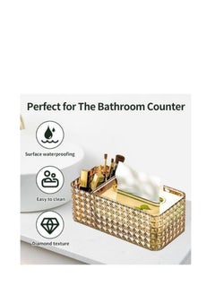 Generic Box Artificial Paper Rack Holder Home Decor Clear  - Image 4
