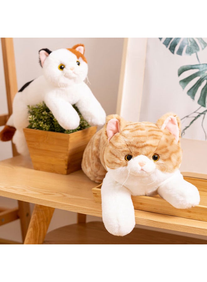 Weltston Plush Toy Cat Comfort Doll Pillow Birthday Gift Calico Cat Doll 50cm - Image 3