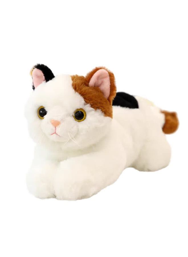 Weltston Plush Toy Cat Comfort Doll Pillow Birthday Gift Calico Cat Doll 50cm - Image 4