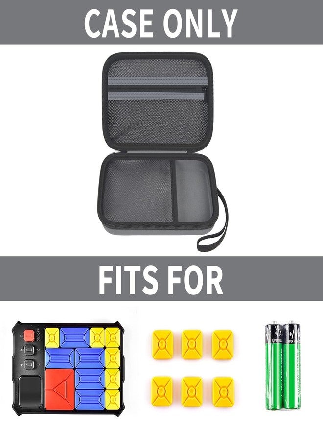 casmilee Case Compatible with Giiker Super Slide Brain Games, Brain Teaser Puzzles Organizer Storage Bag, Flow Slider Puzzle Game Holder (Grey) - Image 2