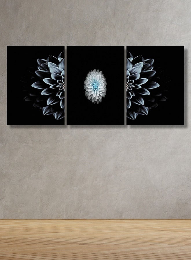 ماركتنا لوحة جدارية فنية لتزين الحائط بتصميم عصري ، ثلاث قطع ،مقاس120X60سم - Image 1