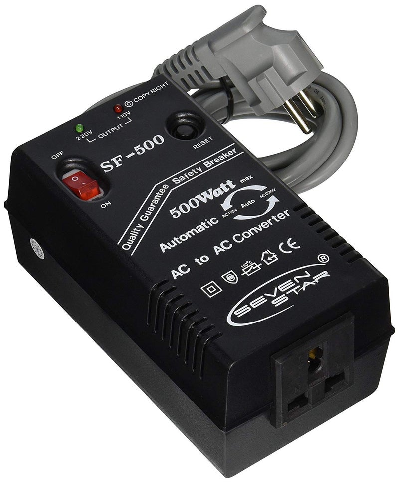 Seven Star محول أوتوماتيكي سبعة نجوم SF500 500 واط 110ف/220ف 220ف/110ف - Image 3