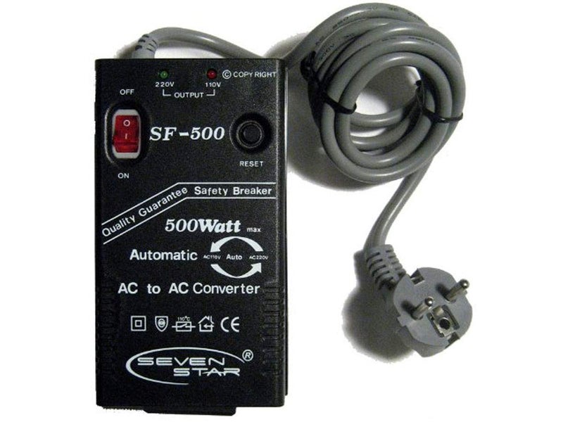 Seven Star محول أوتوماتيكي سبعة نجوم SF500 500 واط 110ف/220ف 220ف/110ف - Image 2