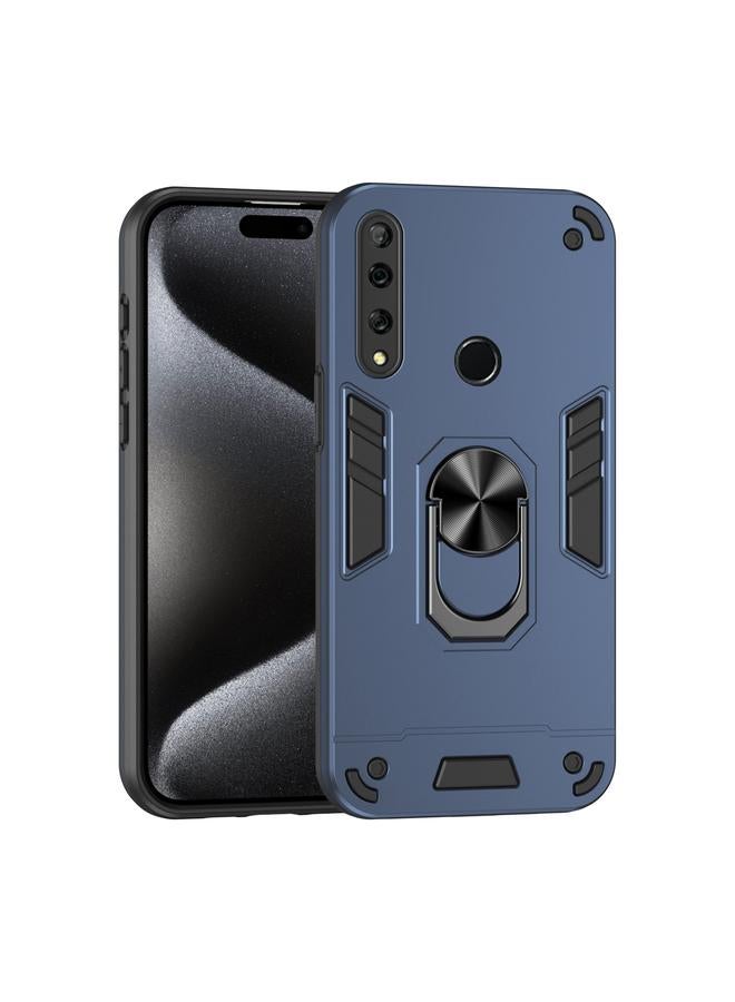 S-TOP Case For Huawei Y9 Prime 2019 Shockproof Metal Ring Holder Phone Case - Image 1
