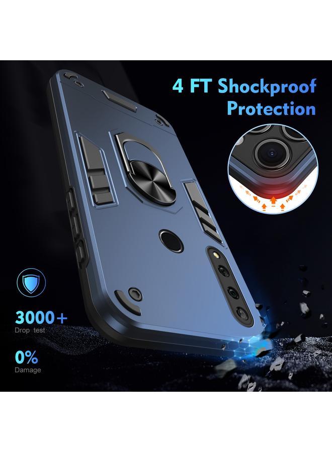 S-TOP Case For Huawei Y9 Prime 2019 Shockproof Metal Ring Holder Phone Case - Image 4