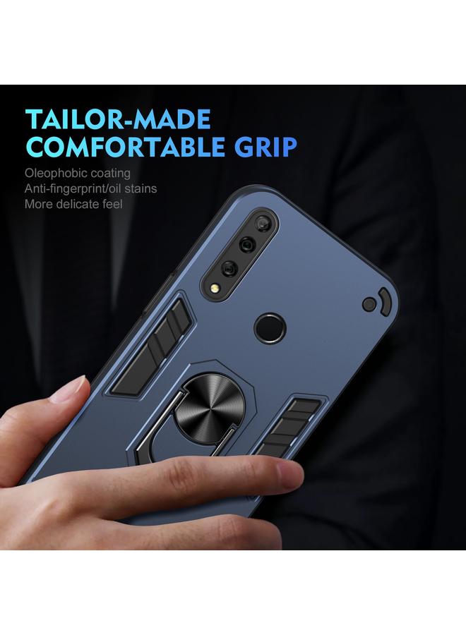S-TOP Case For Huawei Y9 Prime 2019 Shockproof Metal Ring Holder Phone Case - Image 5