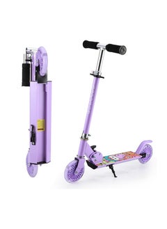 A Kick Scooter for Kids – Foldable,Lightweight, Adjustable Height Handlebars, for Riders 5 Years and up, and up to 110 lbs