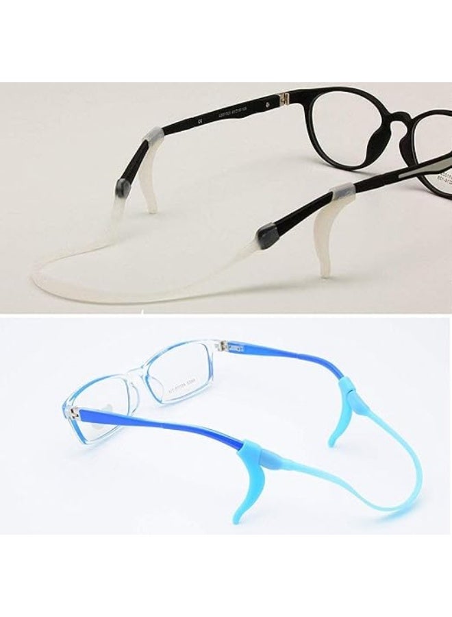 طقم مثبتات نظارات سيليكون مانعة للانزلاق (Ear Hook) والأربطة الخلفية (Straps) - 3 أزواج - Image 2