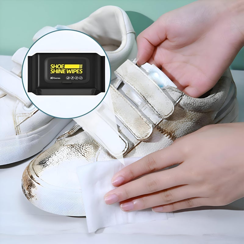 Versatile Cleaning Wipes - Effective Deep Cleaning for Shoes, Bags, and Purses, Eliminating Dust, Mud, Grime, with a Pack of 80 Durable Wipes (pack (240)) - Image 4