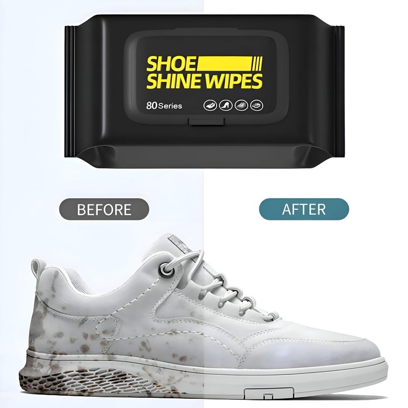 Versatile Cleaning Wipes - Effective Deep Cleaning for Shoes, Bags, and Purses, Eliminating Dust, Mud, Grime, with a Pack of 80 Durable Wipes (pack (240)) - Image 2