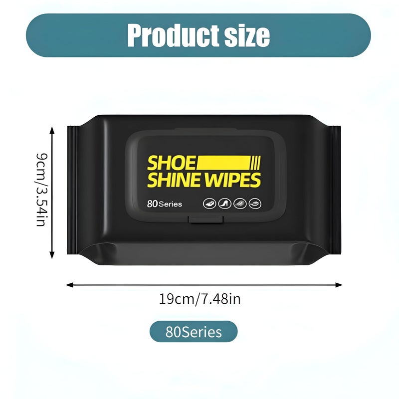 Versatile Cleaning Wipes - Effective Deep Cleaning for Shoes, Bags, and Purses, Eliminating Dust, Mud, Grime, with a Pack of 80 Durable Wipes (pack (240)) - Image 5