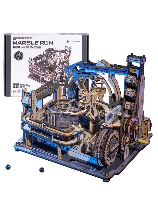 RoWood 3D Puzzles For Adults,Wooden Puzzles For Adults,Marble Run Model Kits,3D Wooden Puzzles For Adults,Wooden Building Kits,Birthday For Adults&Teens  - Image 1