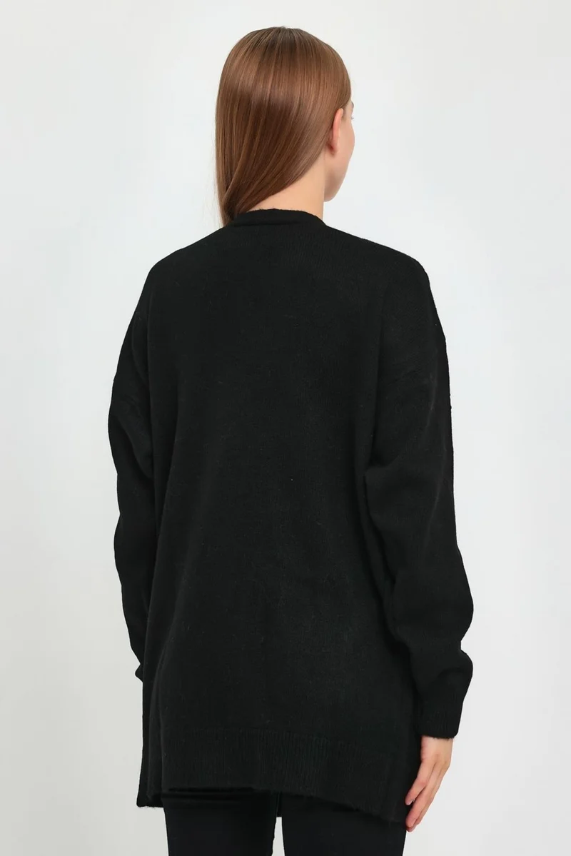 الكسندر جاردي Pocket Knitted Cardigan (B23-5800)