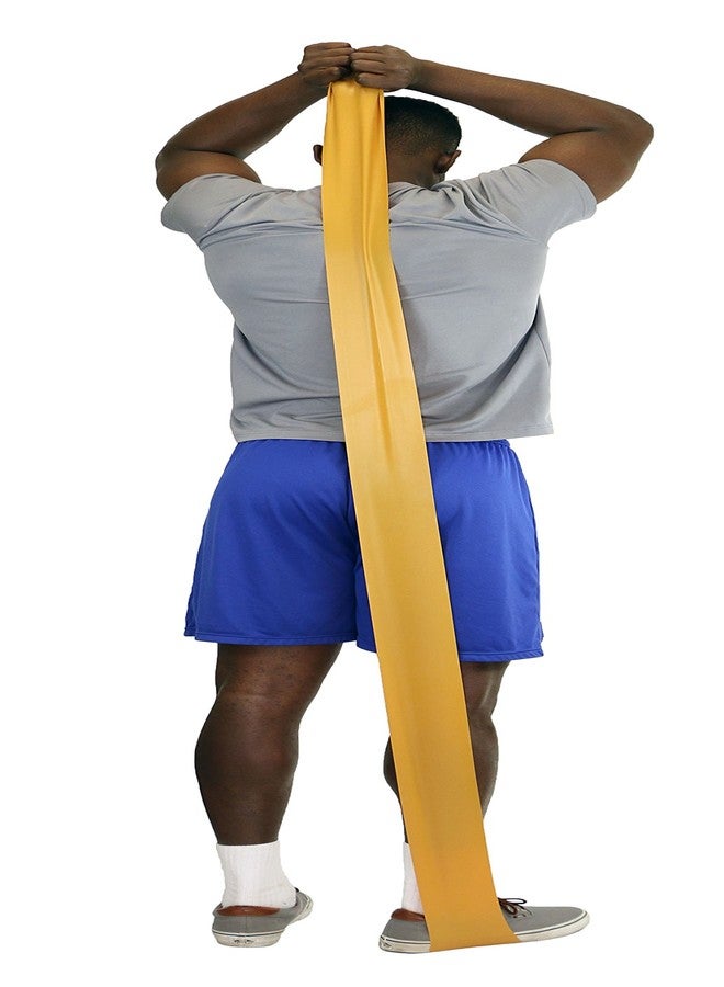 Cando 1211785 Low Powder Exercise Band Roll, 6 yd Length, Gold-XXX-Heavy - Image 4