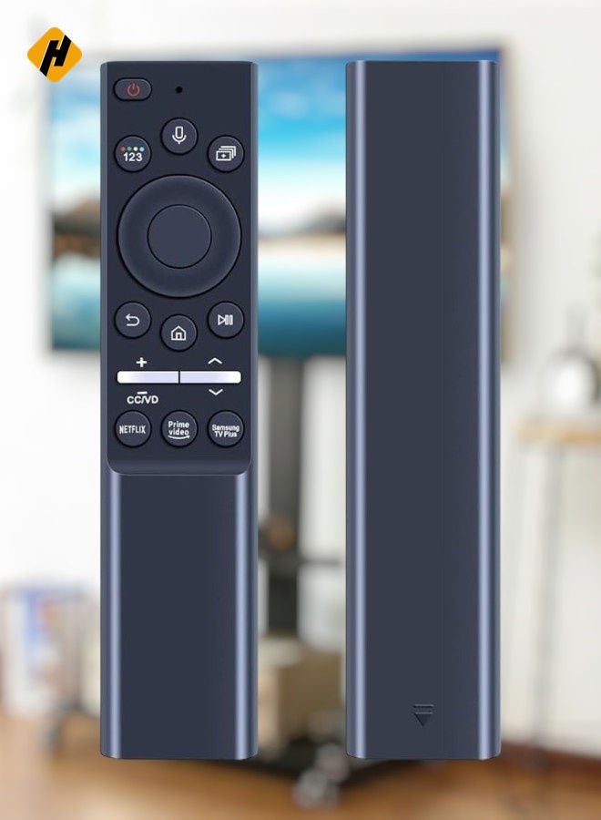 HuHa Replacement Remote Control BN59-01357A Fit for Samsung 2021 QLED Smart TV QN32Q60AAFXZA, QN50QN90AAFXZA, QN55QN85AAFXZA, QN55QN90AAFXZA, QN65QN85AAFXZA, QN65QN90AAFXZA, QN75QN85AAFXZA with Battery & Warranty Support - Image 1