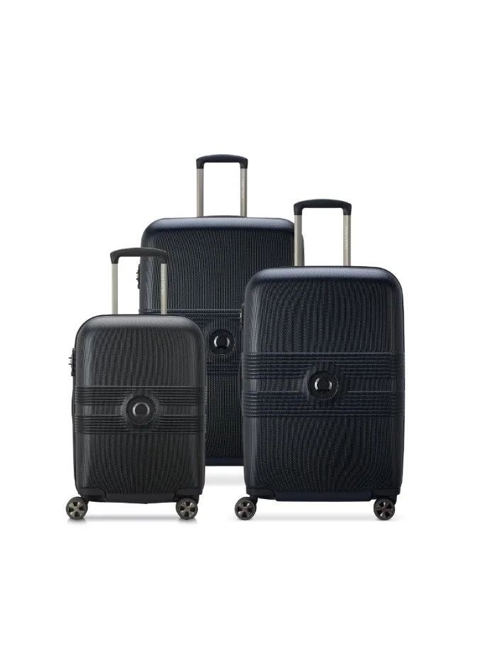 DELSEY Flanerie SE 3-Piece set (L+M+S) 55/70/82cm Black Noir