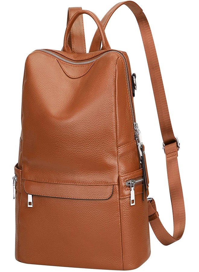 TrueArch Smart and Stylish Backpacks for Every OccasionCasual & Vegan Leather Backpack & Purse for Women And Laptop Backpacks (Tan) - Image 3