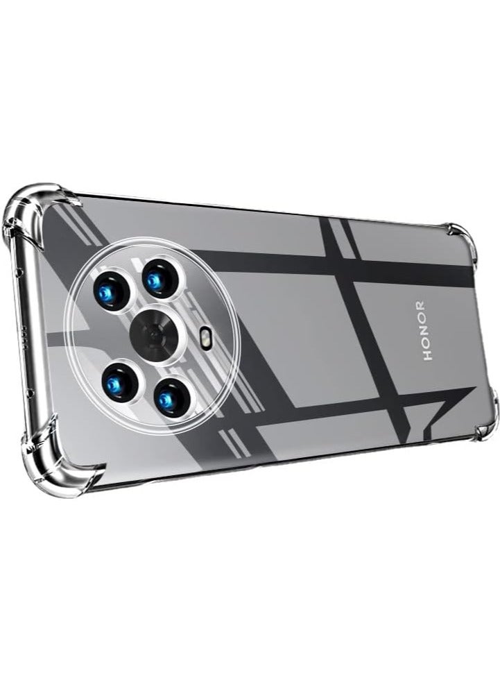 عام حافظة هونور ماجيك 4 برو 5 جرام ، حافظة هونور ماجيك 4 برو 5 جرام شفافة ، مقاومة للخدش عززت زوايا مطاط بولي يوريثان لينة الجلد سيليكون واقية غطاء ل هونور ماجيك 4 برو 5 جرام - Image 1