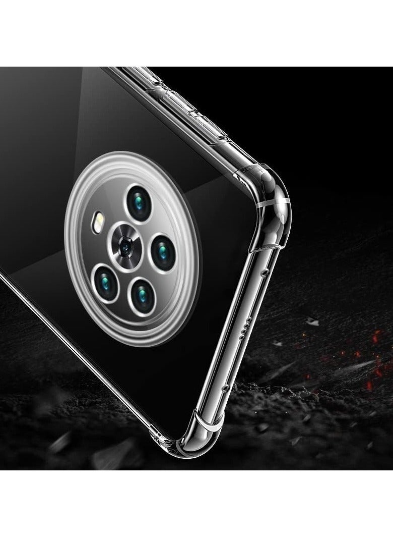 عام حافظة هونور ماجيك 4 برو 5 جرام ، حافظة هونور ماجيك 4 برو 5 جرام شفافة ، مقاومة للخدش عززت زوايا مطاط بولي يوريثان لينة الجلد سيليكون واقية غطاء ل هونور ماجيك 4 برو 5 جرام - Image 4