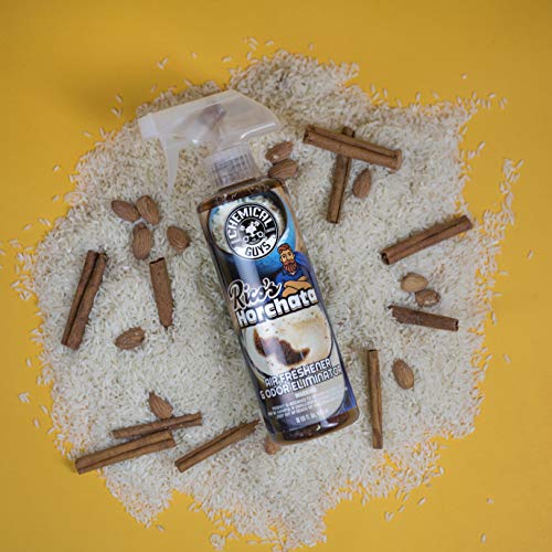 Chemical Guys معطر الهواء الفاخر من كيميكل غايز AIR24016 برائحة هورتشاتا ريكو، (رائع للسيارات، الشاحنات، سيارات الدفع الرباعي، المركبات الترفيهية، المنزل، المكتب، غرفة النوم والمزيد) 16 أونصة سائلة - Image 3