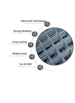 VARWANEO Stainless Steel Hardware Cloth Wire Mesh 304 1/2 Inch Mesh 18Ga 15.5 Inch X 10 Feet  - Image 4