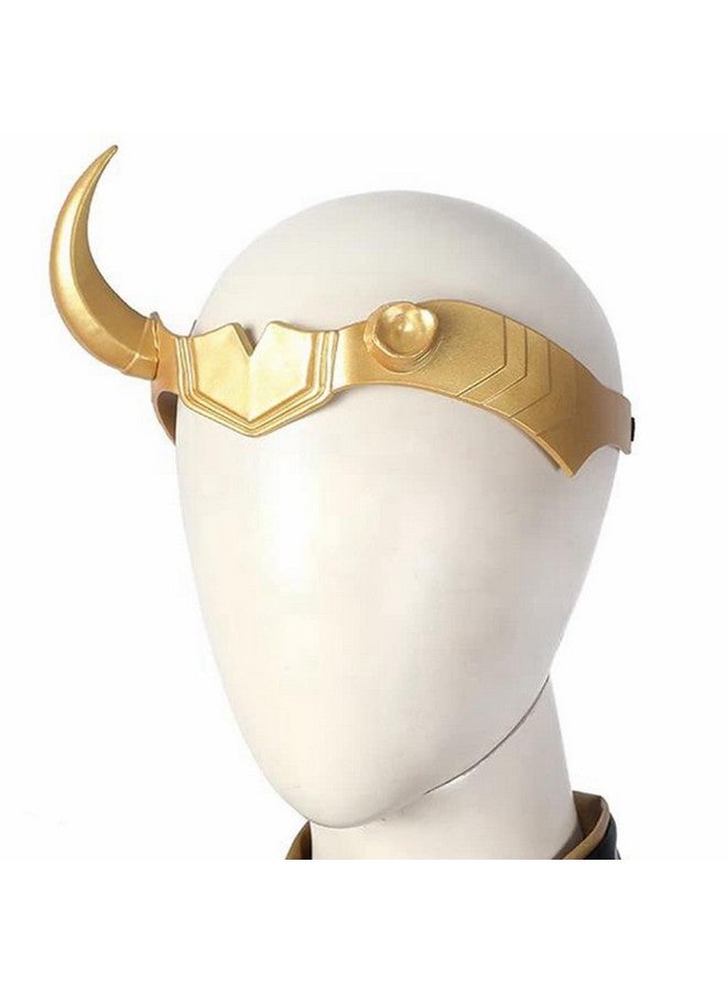CAFELE Supervillain Crown Horns Halloween Mask Cosplay Masquerade Sylvie Costume Accessories Prop (Sylvie Horns) - Image 4