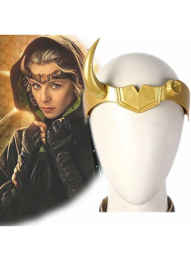 CAFELE Supervillain Crown Horns Halloween Mask Cosplay Masquerade Sylvie Costume Accessories Prop (Sylvie Horns) - Image 2