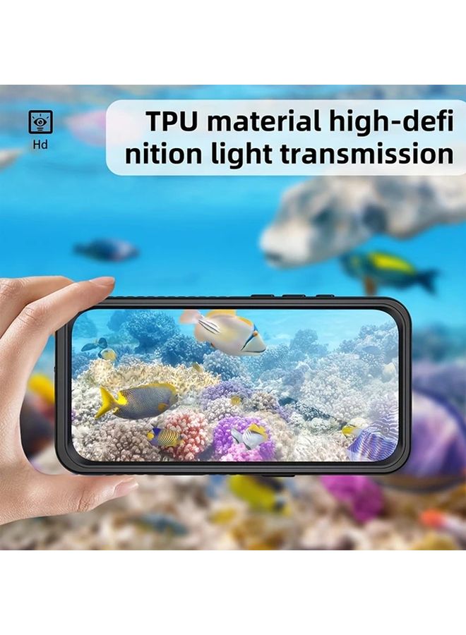 iPhone XS Max Waterproof Case Black 360 Shock Resistant Magnetic Waterproof Dust Snow Built In Screen Protector - Image 4