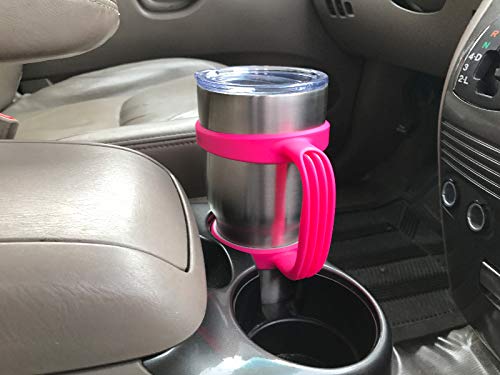 STRATA CUPS 30oz Tumbler Handle (PINK) Available For 30oz YETI Tumbler  OZARK TRAIL Tumbler  Rambler Tumbler- BPA FREE - Image 5