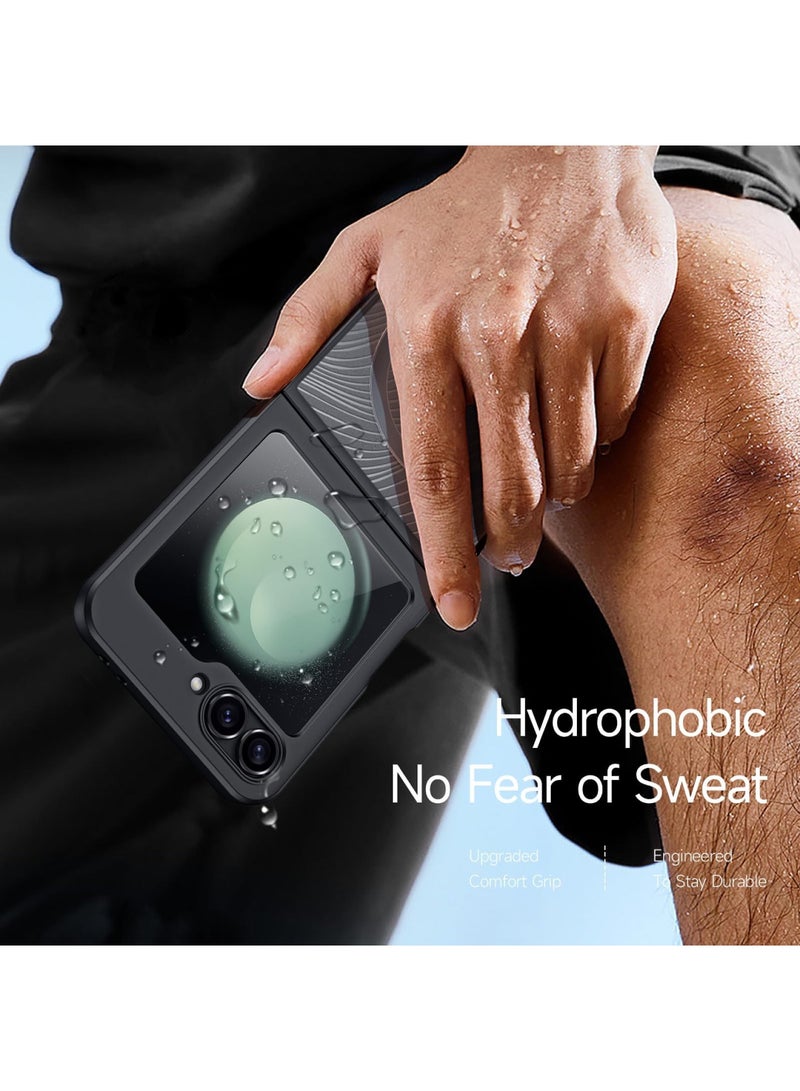 Aookay for Samsung Galaxy Z Flip 7 Case, Compatible with MagSafe, Shockproof Protective Phone Case, Translucent Frosted Slim Magnetic Case, For Men/Women - Image 5