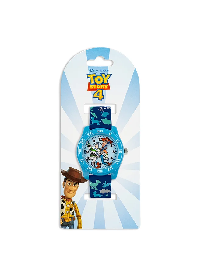 ديزني Boy's Analog Round Shape Silicone Wrist Watch TYM9000 - 32 Mm