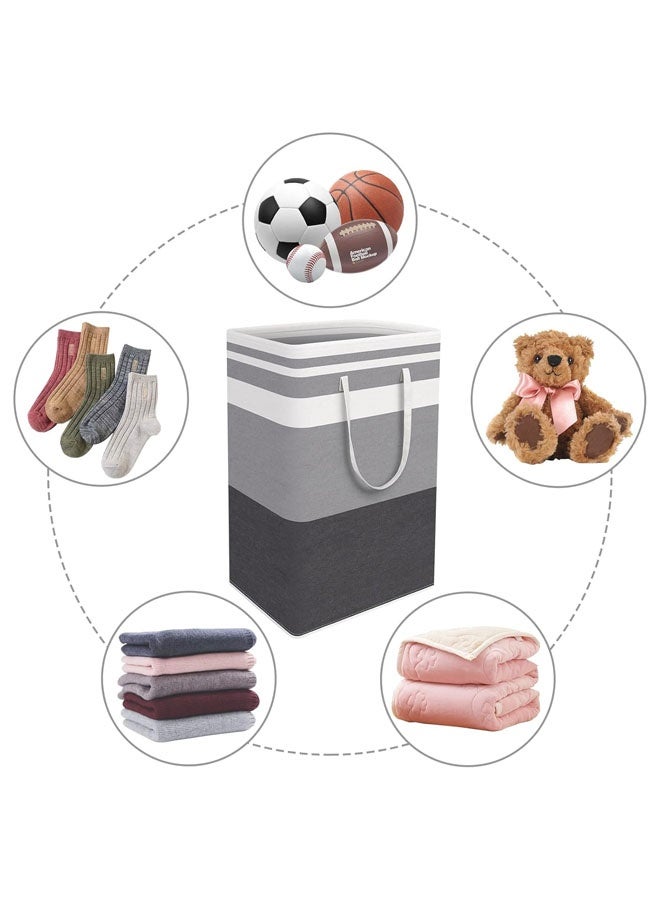 HQ-GAMING Laundry Hamper Large Collapsible Laundry Baskets, Freestanding Waterproof Clothes Hamper with Easy Carry Handles in Laundry Room Bedroom Bathroom College Dorm - Image 5