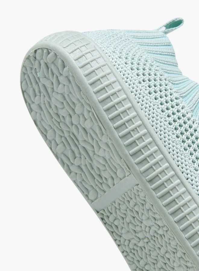 Oaklan by Shoexpress GREEN Textured Slip-On Sports Shoes for Women | Best Price UAE