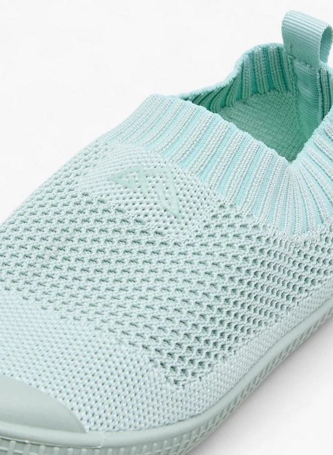 Oaklan by Shoexpress GREEN Textured Slip-On Sports Shoes for Women | Best Price UAE