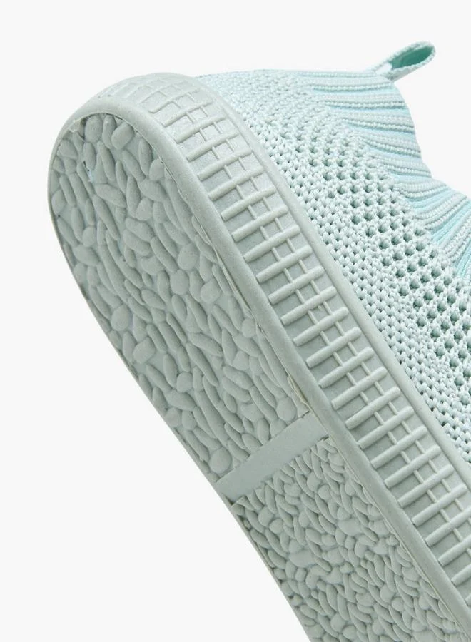 Oaklan by Shoexpress GREEN Textured Slip-On Sports Shoes for Women | Best Price UAE