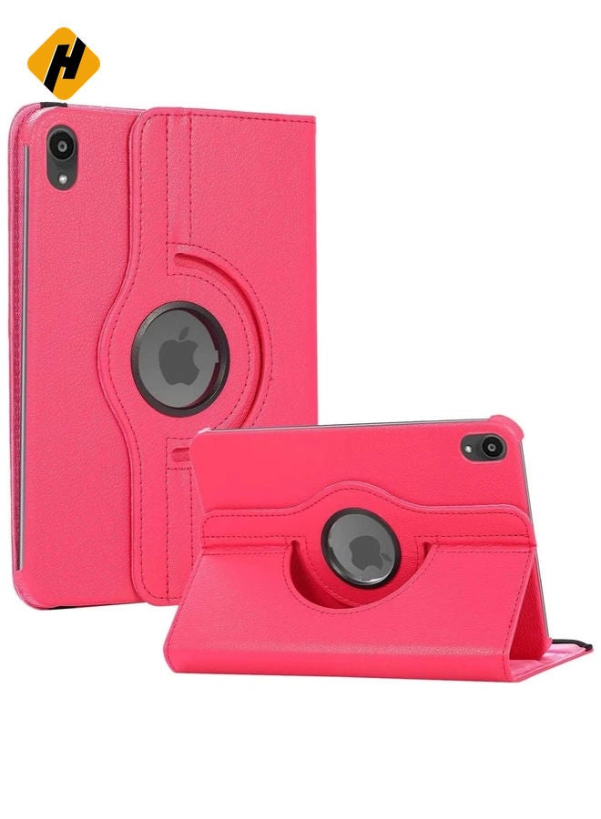 HuHa Rotating Case for iPad Mini 6 (6th Generation 8.3 Inch) - 360 Degree Swiveling Stand Protective Back Cover, Auto Wake/Sleep Feature for iPad Mini 6 2021 Model (Pink)  - Image 2