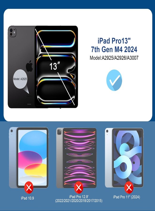 SIBEITU واقي شاشة SIBEITU (عبوة من قطعتين) لجهاز iPad Pro مقاس 13 بوصة، إصدار 2024، طراز M4 (الجيل السابع)، شفاف عالي الوضوح ومقاوم للخدوش، متوافق مع حافظات الأجهزة وقلم Apple Pencil، حساس للمس - Image 2