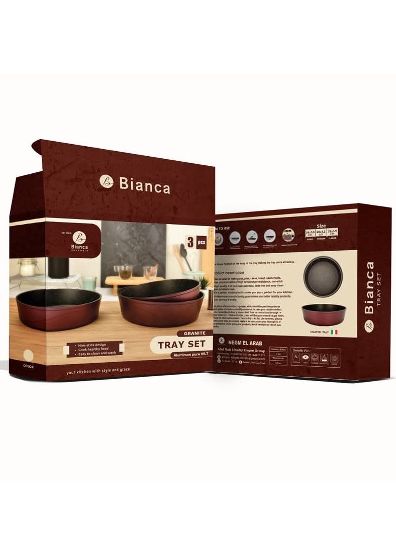 Bianca Granite Oven tray set  - Image 2