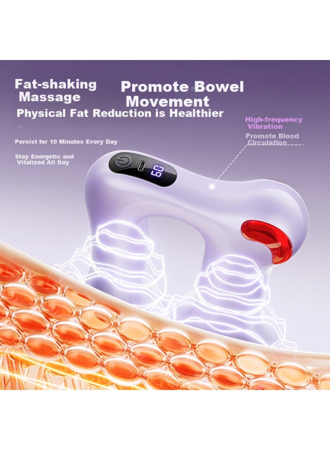 Vtt Fascia Roller Fat-burning Machine For Slimming Belly, Lazy Person's Weight Loss Device, Fascia Gun Full-body Massage Muscle Relaxation Deep Tissue Massager Home Use Gift For Men And Women New Year's Day Birthday Present - Image 2