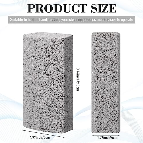Loopeer 2 Pcs Pet Hair Remover Pumice Stone for Dog Cat Hair Removal Cleaning Pet Fur Stone 6 Inch Dog Fur Cleaning Tool for Car Interior Bedding Carpet Couch Furniture(3.74 x 2 x 1.6 in) - Image 2