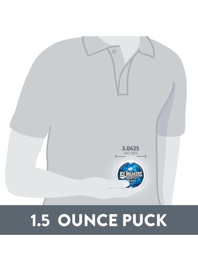 Ice breakers أيس بريكرز نعناع خالي من السكر، نكهة النعناع البارد، 1.5 أونصة (عبوة من 8) - Image 4